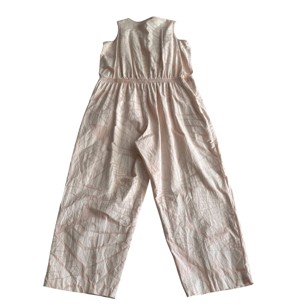 Light Pink Sleeveless Wide-Leg Jumpsuit - Picture 2 of 10